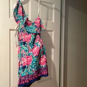 Lilly Pulitzer One Shoulder Dress - size S